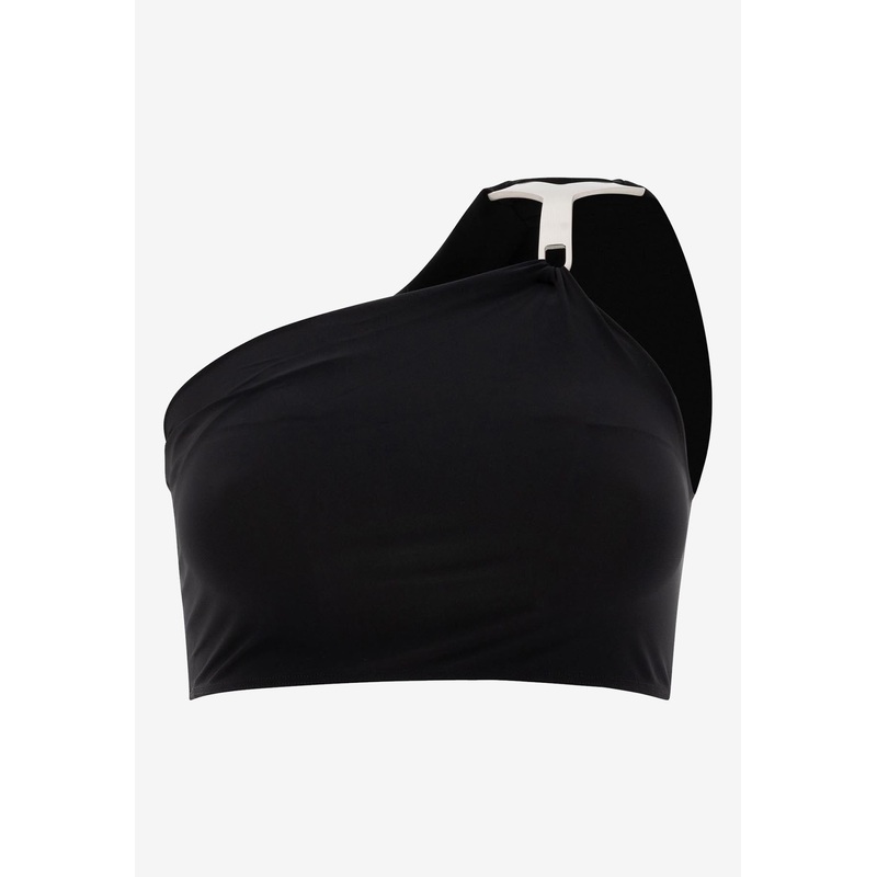 Hydra One-Shoulder Bikini Top Black wrtwit_IT 40