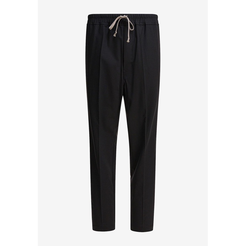 Wool Drawstring Pants Black mrtwit_IT 48