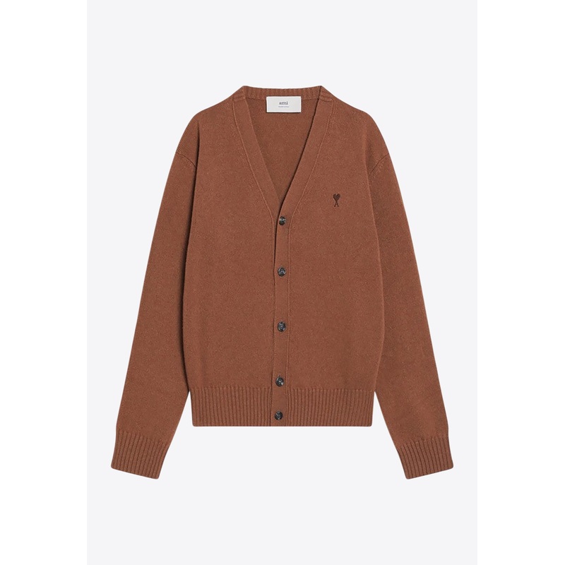 Ami De Coeur Cashmere Cardigan Brown mrtwstd_S