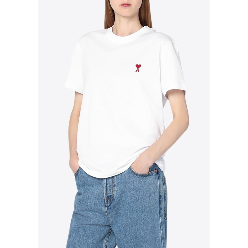 Ami De Coeur Crewneck T-shirt White wrtwstd_XS