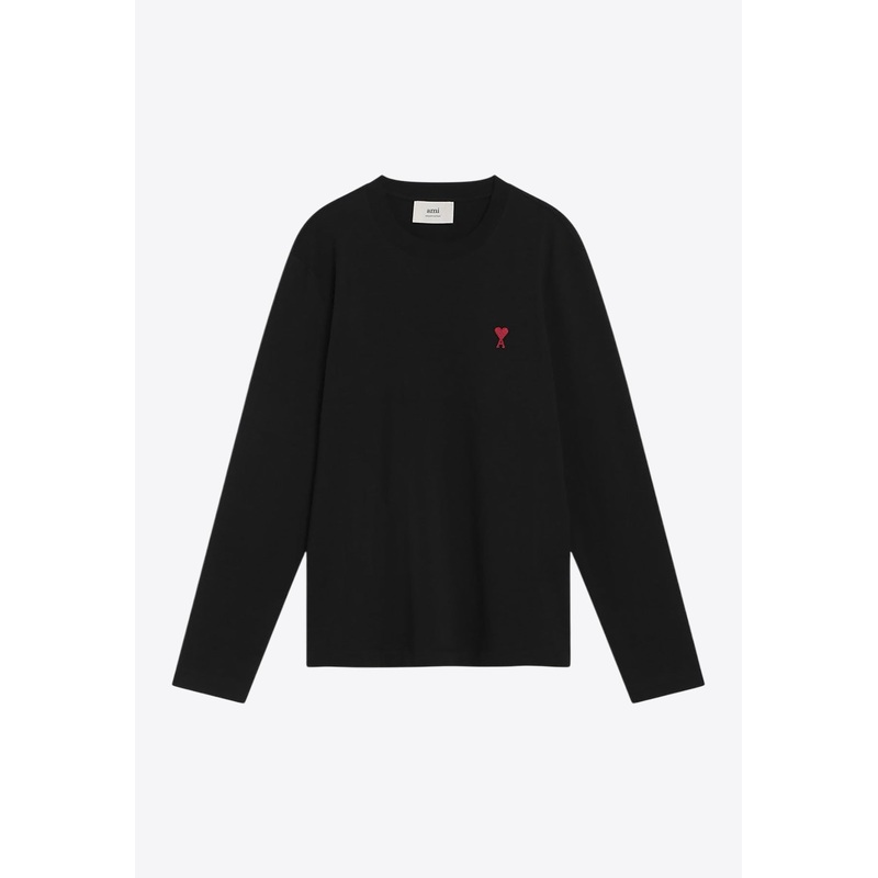 Ami De Coeur Long-Sleeved T-shirt Black mrtwstd_S