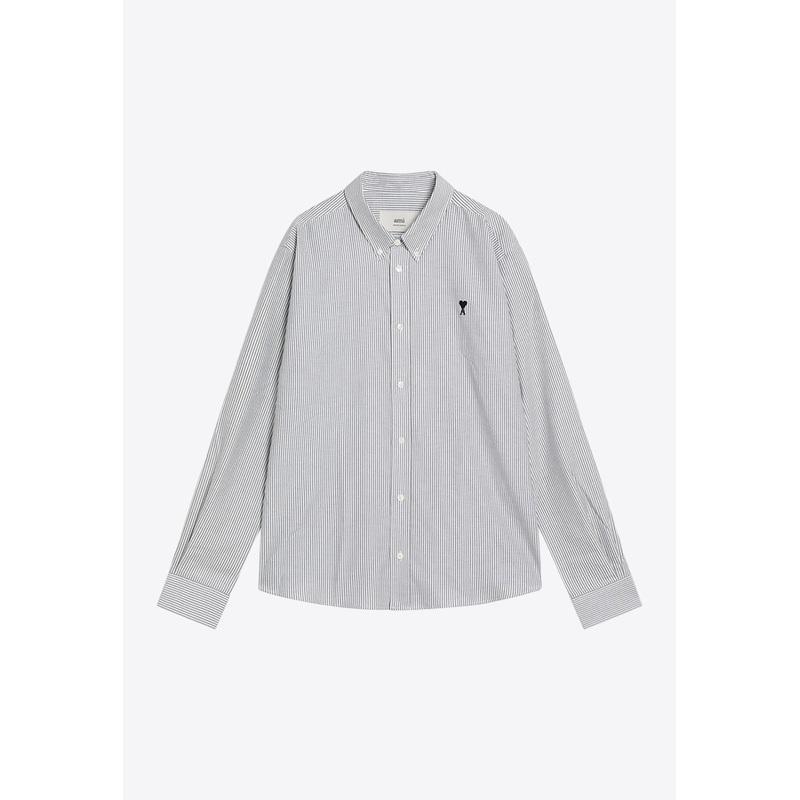 Ami De Coeur Striped Shirt White mrtwshirtseu_EU 40
