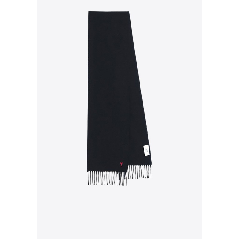 Ami De Coeur Wool Scarf Black Onesize