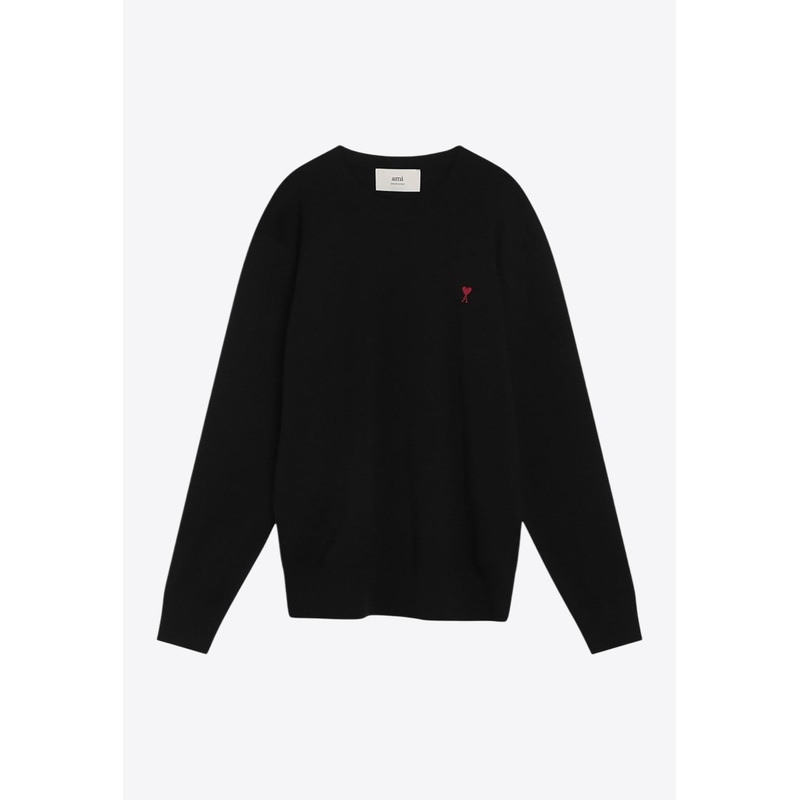 Ami De Coeur Wool Sweater Black mrtwstd_XS