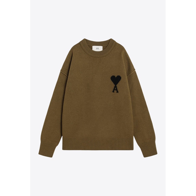 Ami De Coeur Wool Sweater Green mrtwstd_S