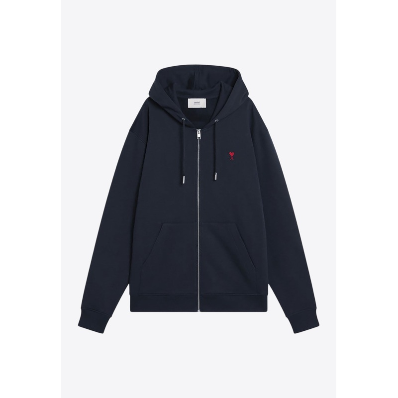 Ami De Coeur Zip-Up Hoodie Midnight Blue mrtwstd_S