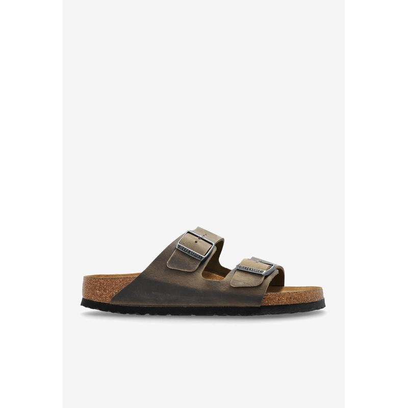 Arizona Double-Buckle Slides Brown wshoeseu_EU 35