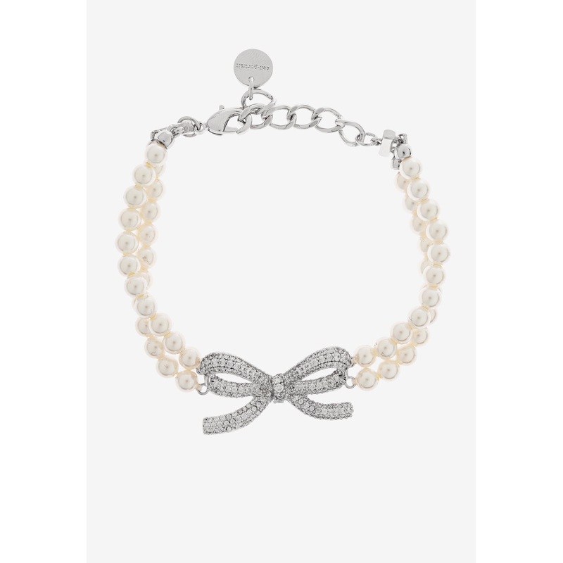 Shimmering Crystals Bracelet Cream Onesize