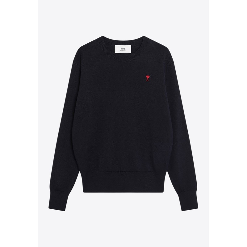 Ami De Coeur Wool Sweater Navy mrtwstd_S