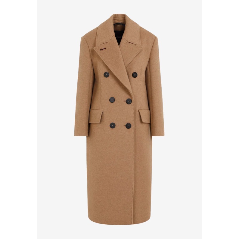 Certo Double-Breasted Long Coat Beige wrtwit_IT 40