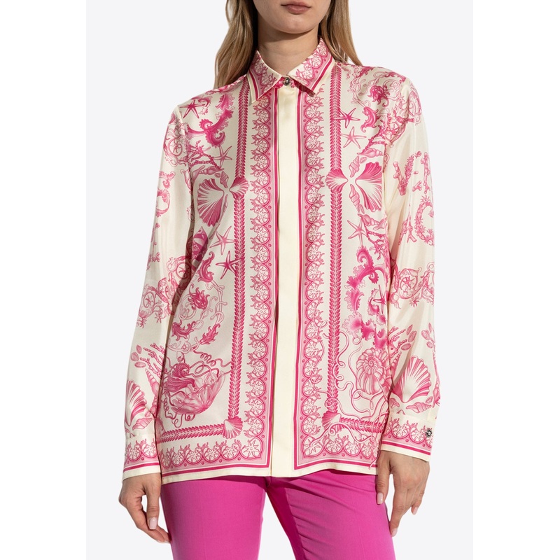 Underwater Barocco Long-Sleeved Shirt Pink wrtwit_IT 36