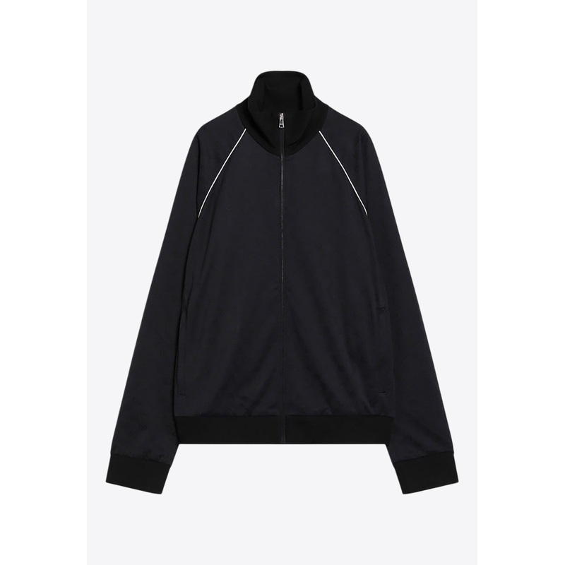GG Jacquard Zip-Up Sweatshirt Navy mrtwstd_M