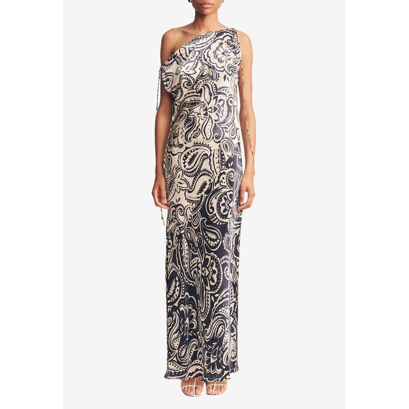 Anthea Printed Silk Maxi Dress Multicolor wrtwuk_UK 8