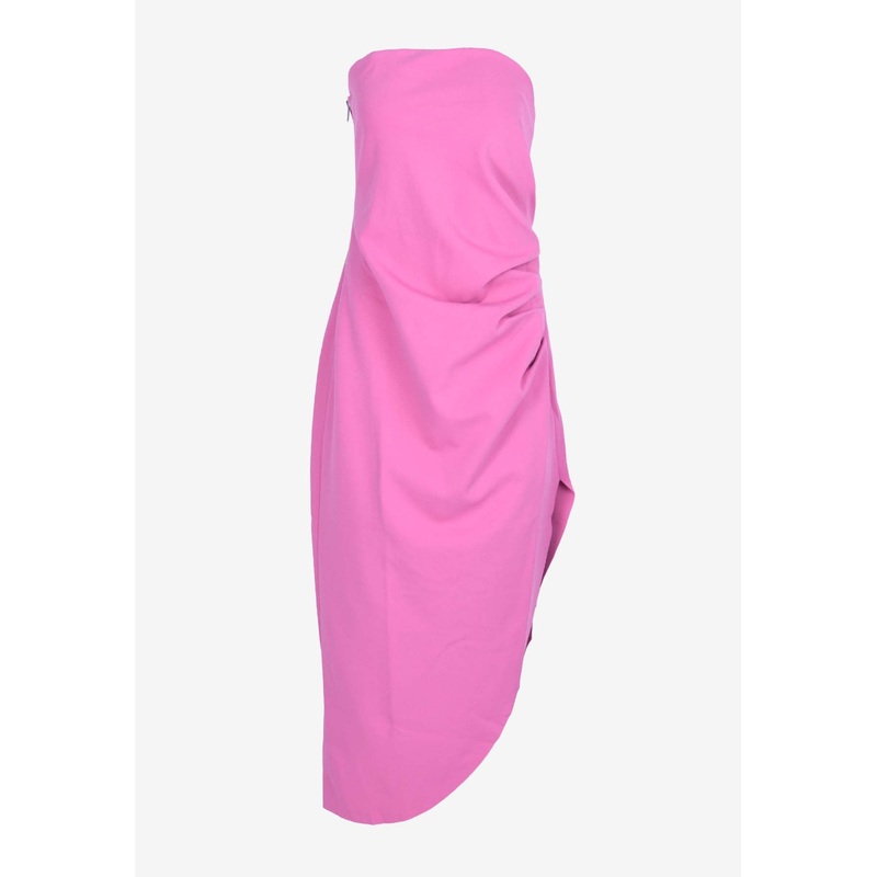Audrina Strapless Midi Dress Pink wrtwstd_S