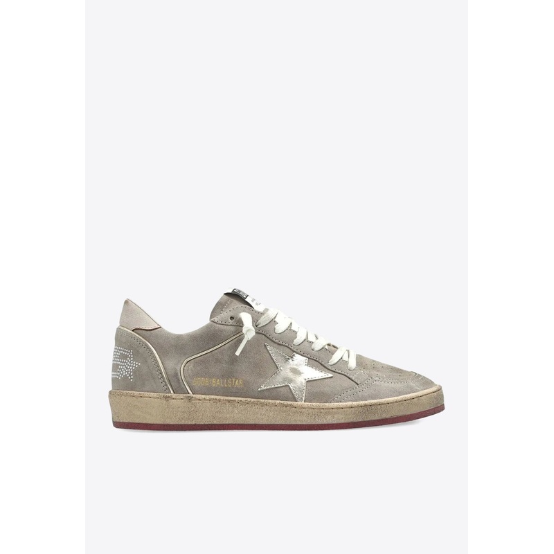 Ball Star Suede Low-Top Sneakers Gray wshoeseu_EU 36