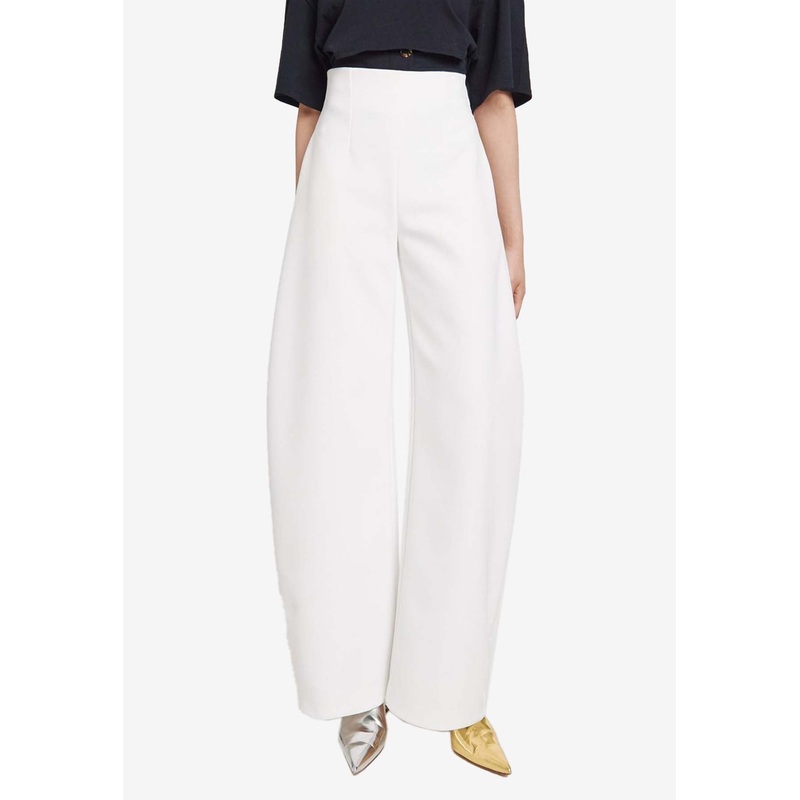 Rounded Tailored Pants White wrtwfr_FR 36