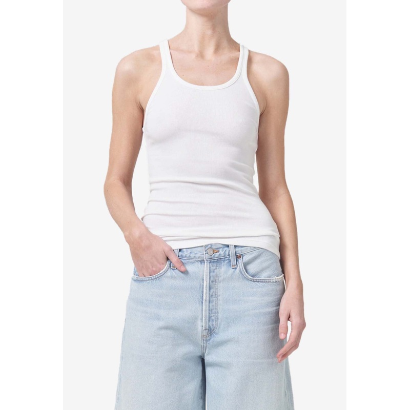 Zane Tank Top White wrtwstd_S