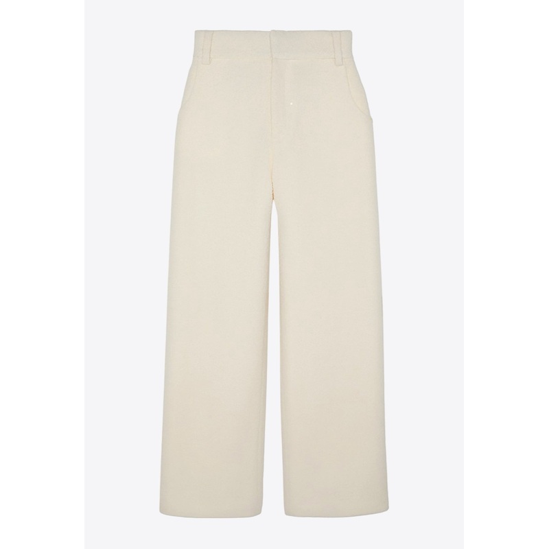 Alba High-Waist Pants Ivory wrtwstd_S