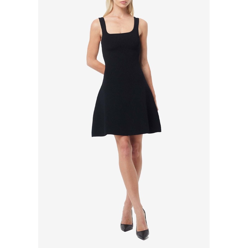 Atone Sleeveless Mini Dress Black wrtwuk_UK 6