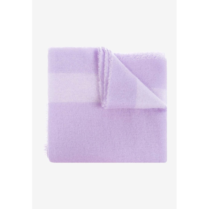 Logo Cashmere Scarf Lilac Onesize