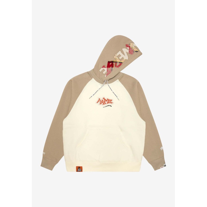 Logo Raglan Hooded Sweatshirt Beige mrtwstd_S