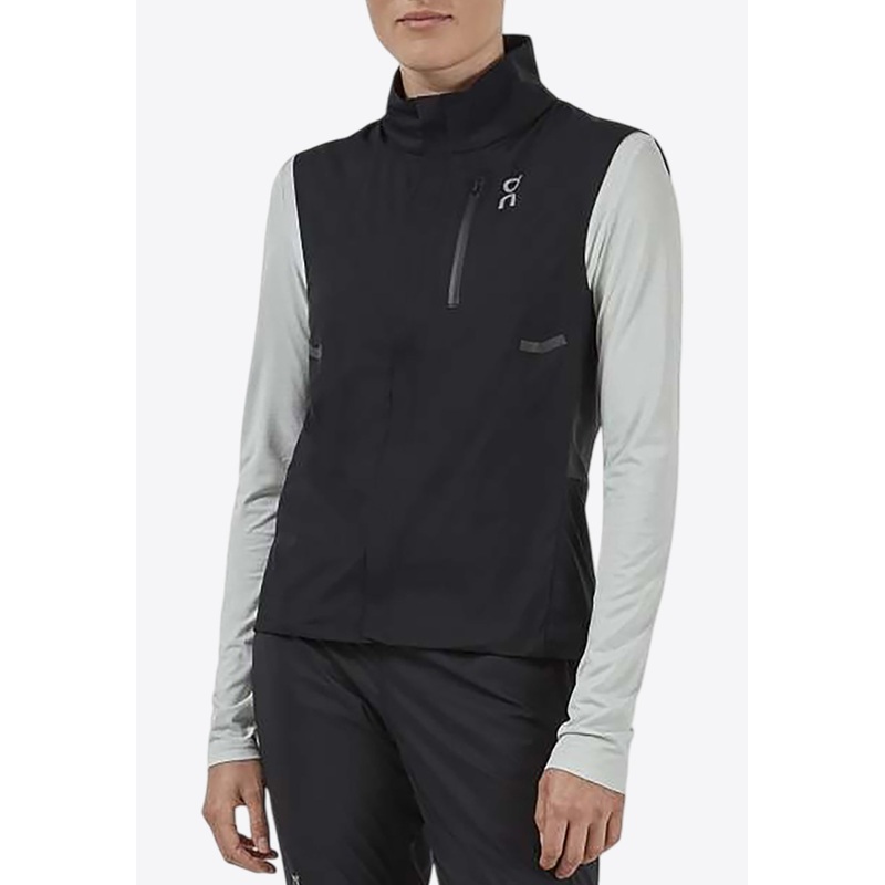 Weather Zipped Vest Black wrtwstd_S