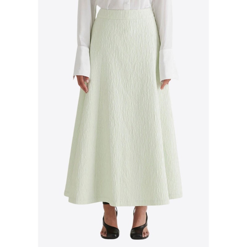 Clara Mid-Rise Midi Skirt Lime wrtwuk_UK 6