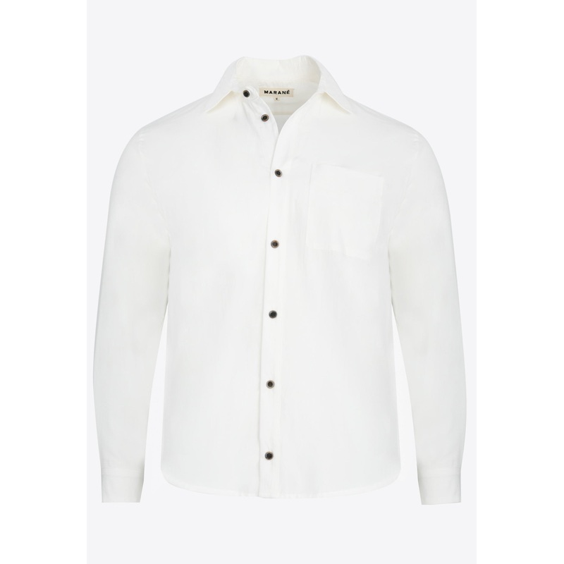 El Marko Long-Sleeved Shirt White mrtwstd_S