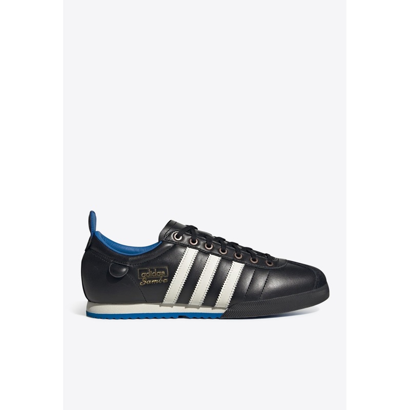 Samba 62 Leather Low-Top Sneakers Black mshoeseu_EU 40