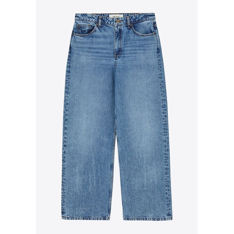 Willow Wide-Leg Washed Jeans Denim wrtwbottoms_25