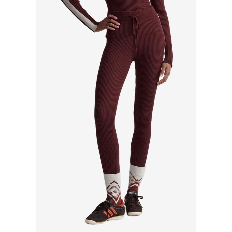 Aiden Knit Leggings Burgundy wrtwstd_XS