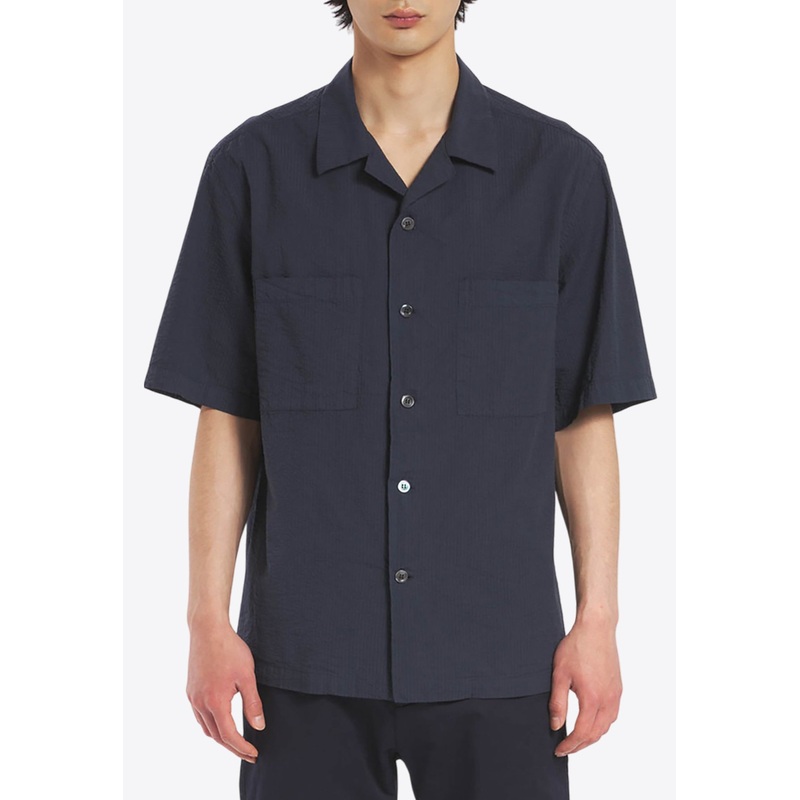 Solana Short Sleeved Shirt Blue mrtwit_IT 46