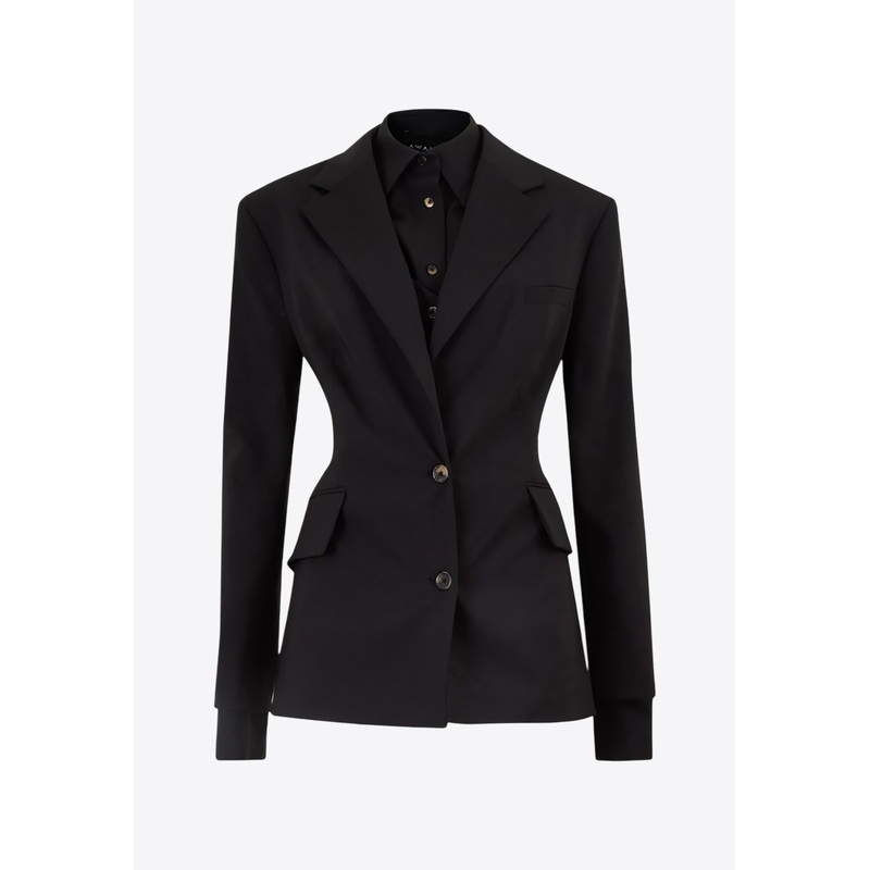 3 In 1 Single-Breasted Blazer Black wrtwfr_FR 40