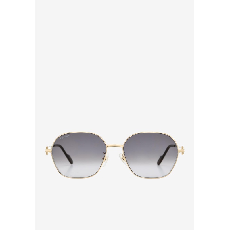 Classic C Geometric Sunglasses Gray Onesize