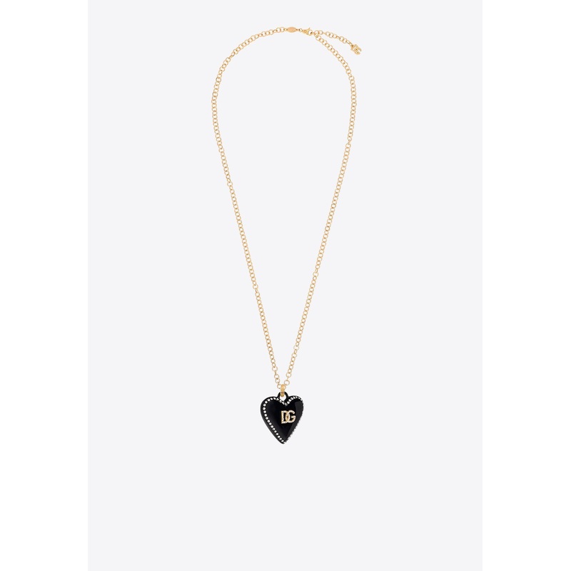 DG Heart Pendant Necklace Gold Onesize