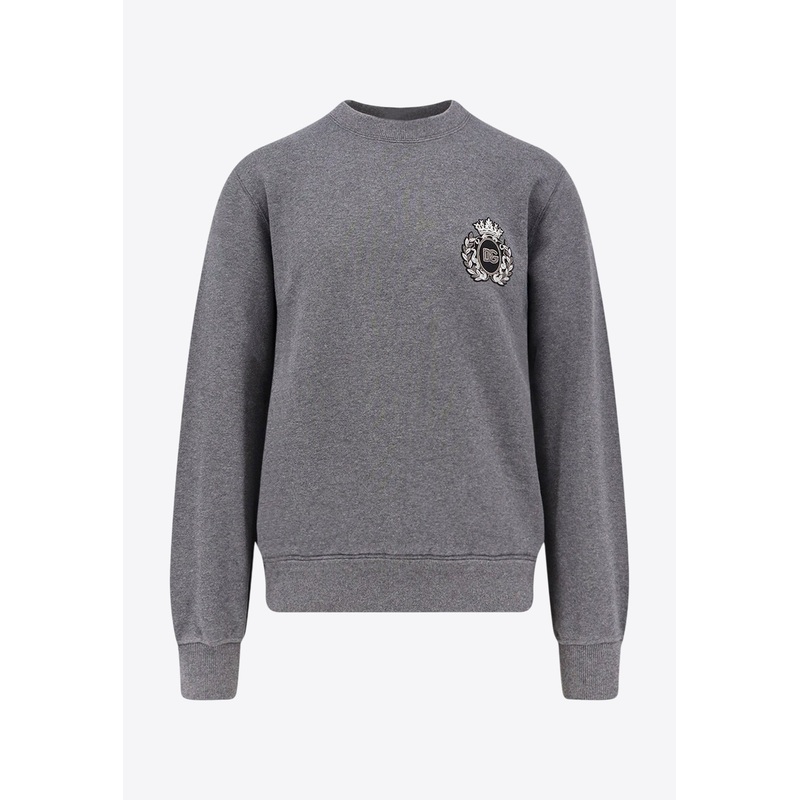 Heraldic Patch Sweatshirt Gray mrtwit_IT 46