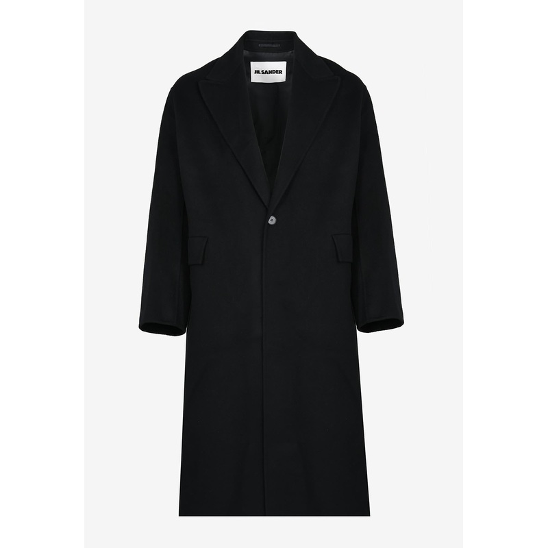 Single-Breasted Wool Coat Black mrtwit_IT 52