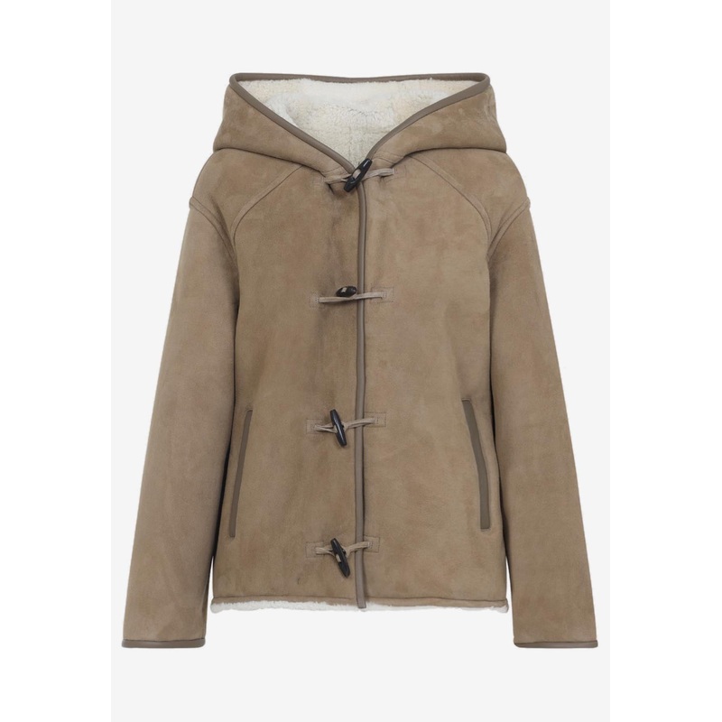 Suede Short Coat Beige wrtwit_IT 38