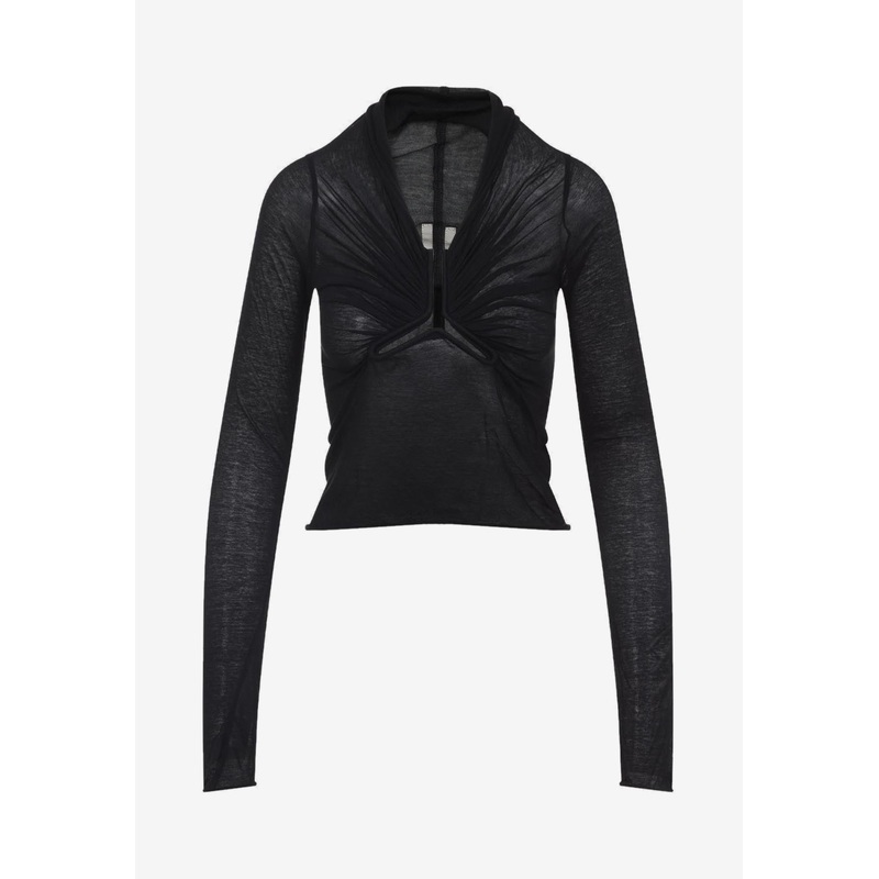 Allanah Long-Sleeved Top Black wrtwit_IT 38
