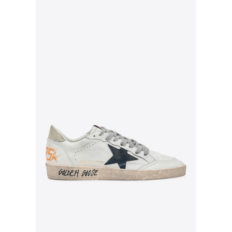 Ball Star Leather Low-Top Sneakers White mshoeseu_EU 41
