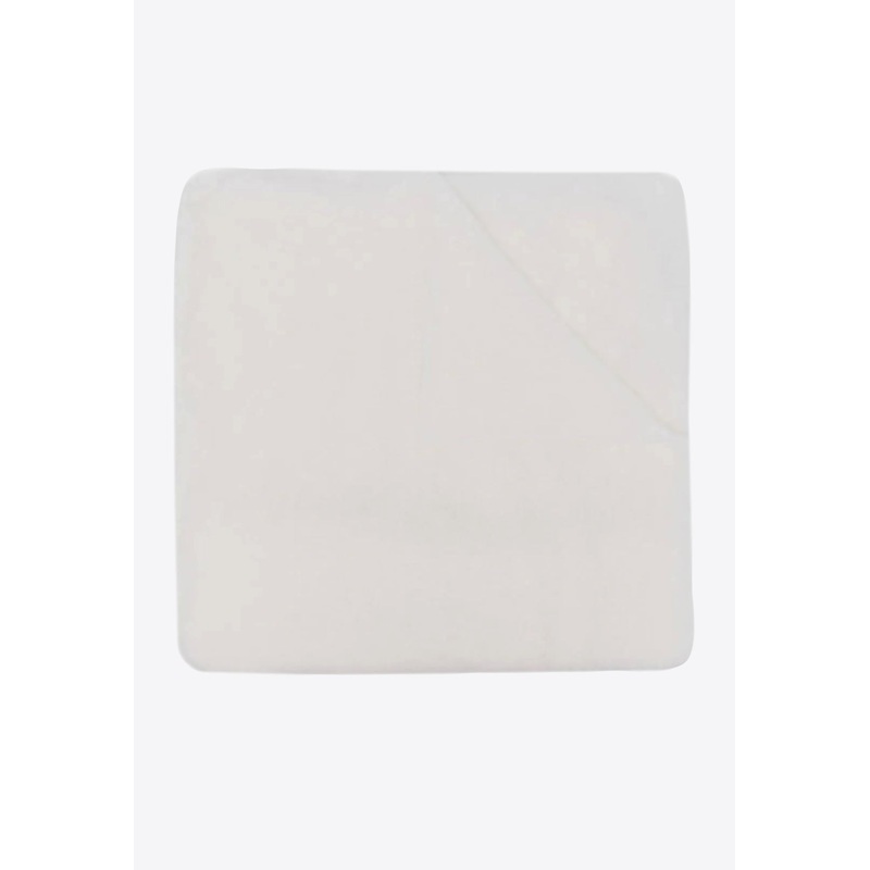 Cashmere Knitted Scarf White Onesize