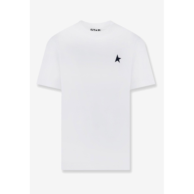 Star Print Crewneck T-shirt White mrtwstd_S