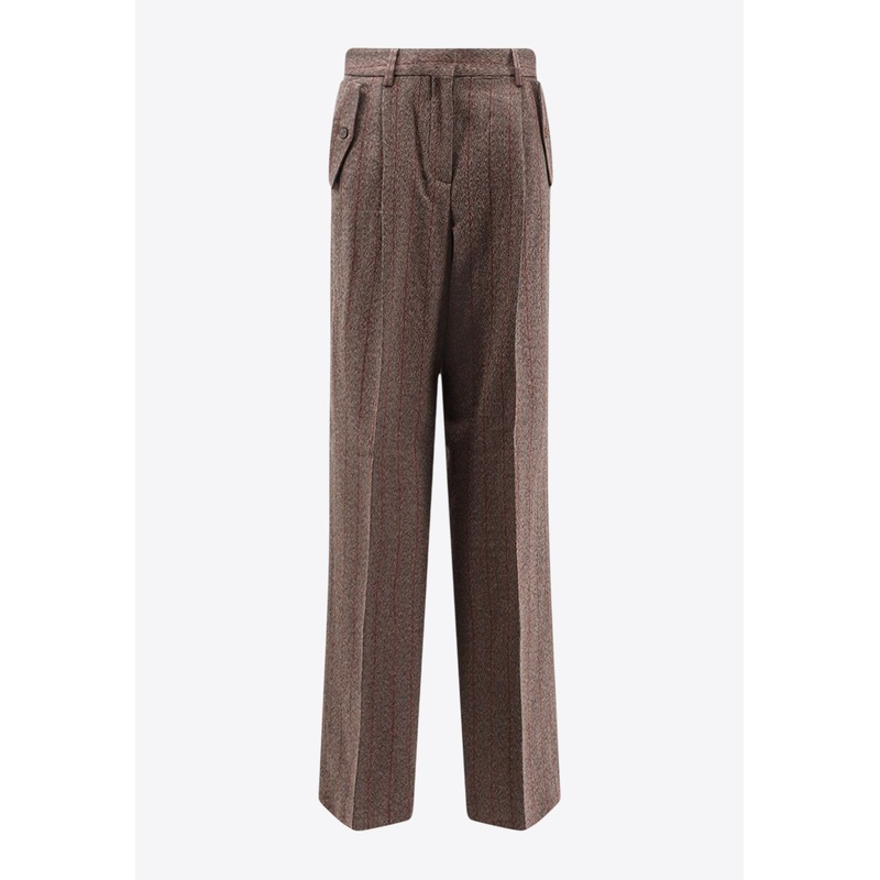 Wool Tailored Pants Brown wrtwit_IT 40