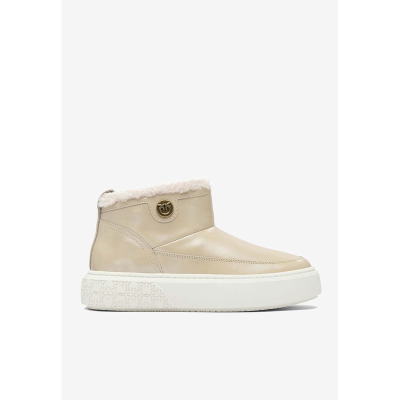 Yoko 22 Leather Ankle Boots Beige wshoeseu_EU 36