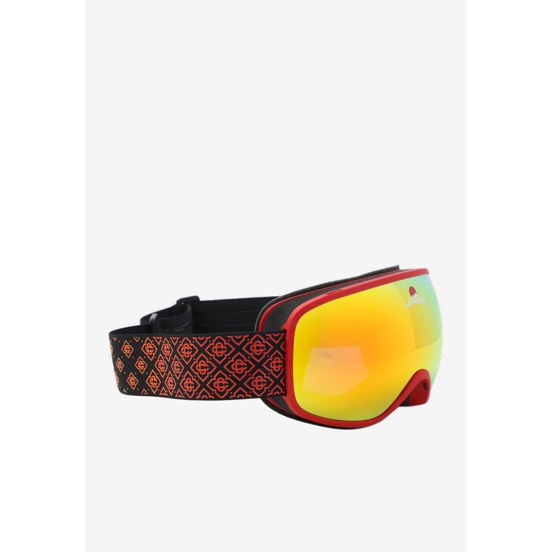 Acetate Ski Goggles Red Onesize