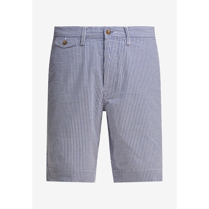Striped Seersucker Bermuda Shorts Light Blue mrtwbottoms_31
