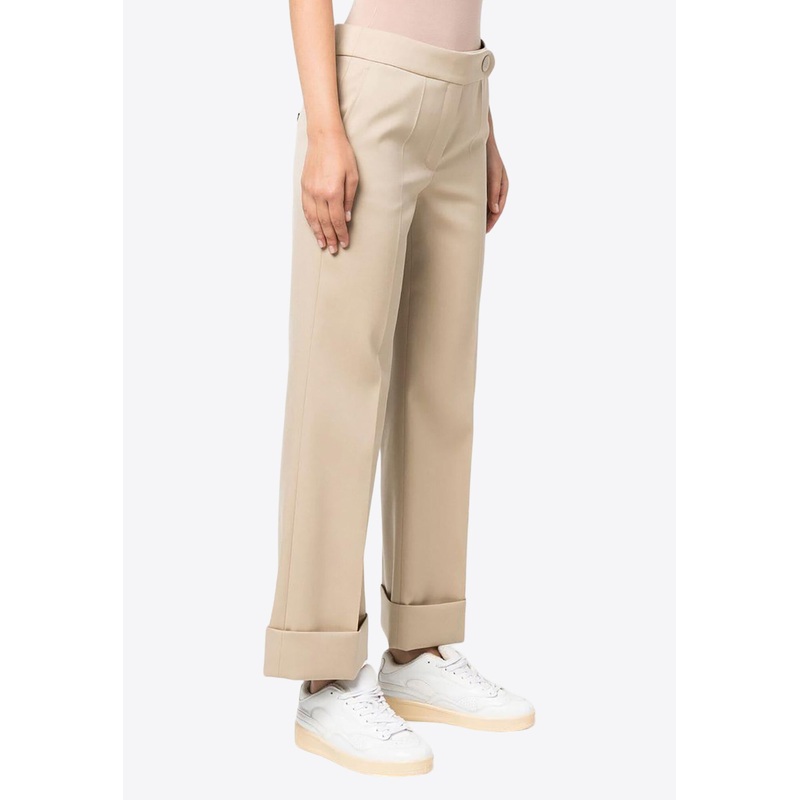 Wool Tailored Pants Beige wrtwit_IT 38