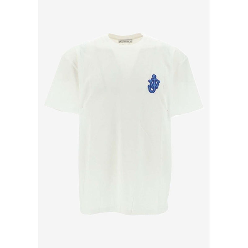 Anchor Patch Crewneck T-shirt White mrtwstd_L
