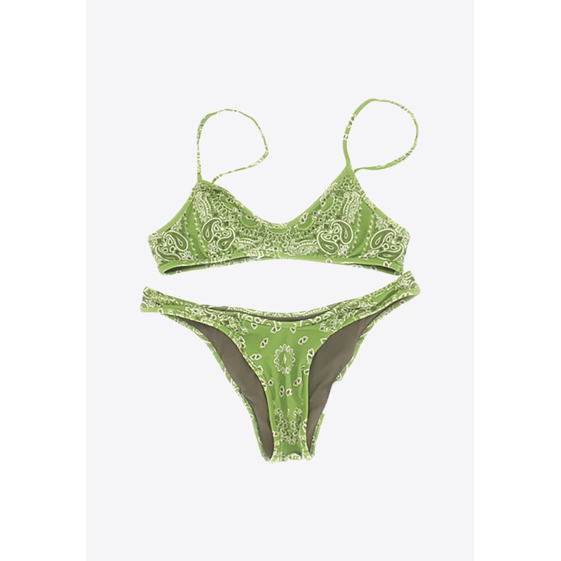 Bandana Print Bikini Green wrtwstd_L