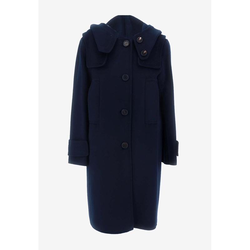 Mont Buttoned Coat Blue wrtwit_IT 34